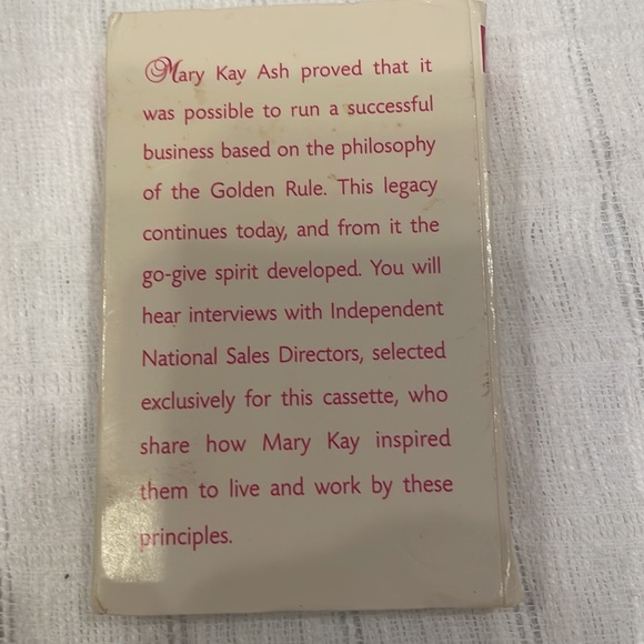 Mary Kay lessons legends cassette tapes career dreams visions goals golden rule - Picture 7 of 7